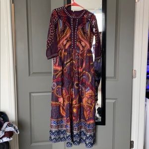 Anthropology Bohemian Dress